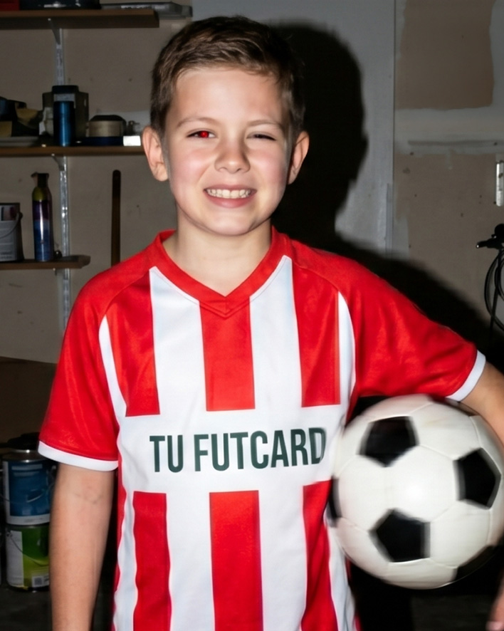 Ejemplo de foto incorrecta para FutCard